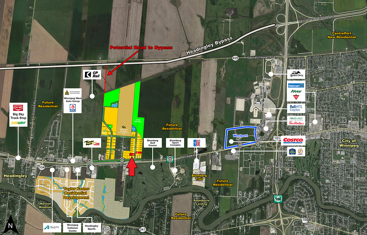 Headingley Business Park Aerial 1.48 Acre
