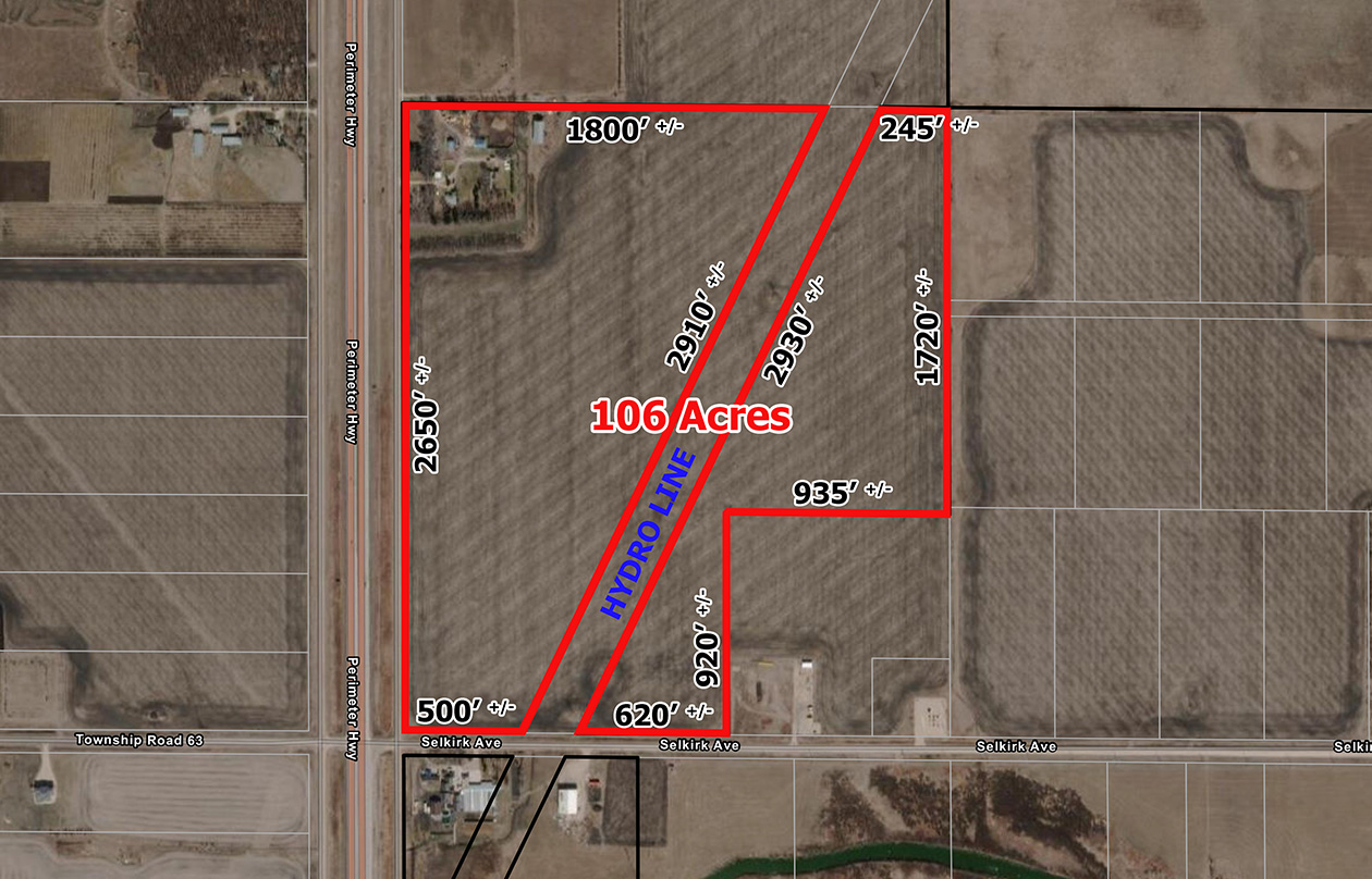 Perimeter & Selkirk Land Use Map - Closeup