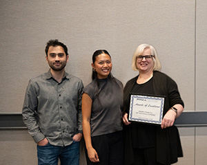 Shindico Marketing Team - Anas Alkassim, Clarisse Catipon, Melody Plishka (left to right)